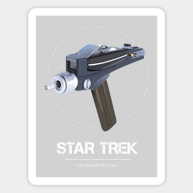 Star Trek - Alternative Movie Poster Magnet by MoviePosterBoy